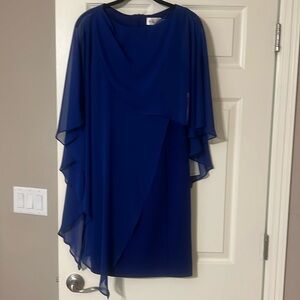 NWT Eliza J built in cape cocktail dress
